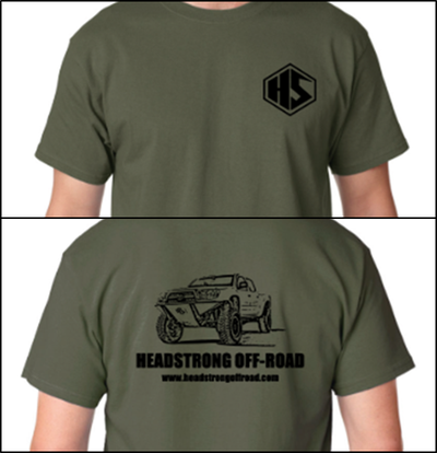 HeadStrong Off-Road T-Shirts with HS Tacoma Truck Apparel swag